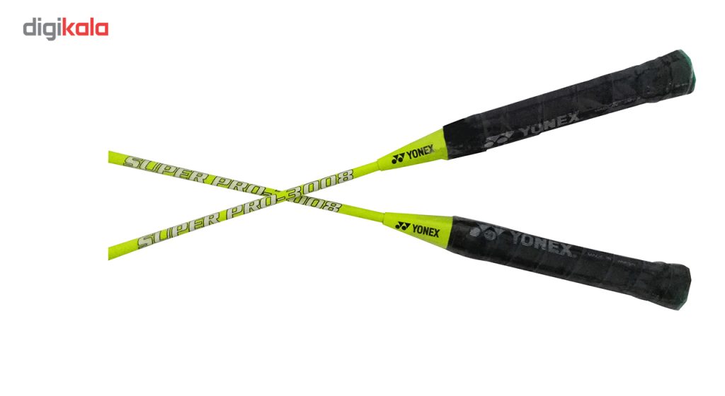 راکت بدمینتون یونکس مدل Pro 3008 بسته 2 عددی سایز US: 4 1/8 - Euro: 1